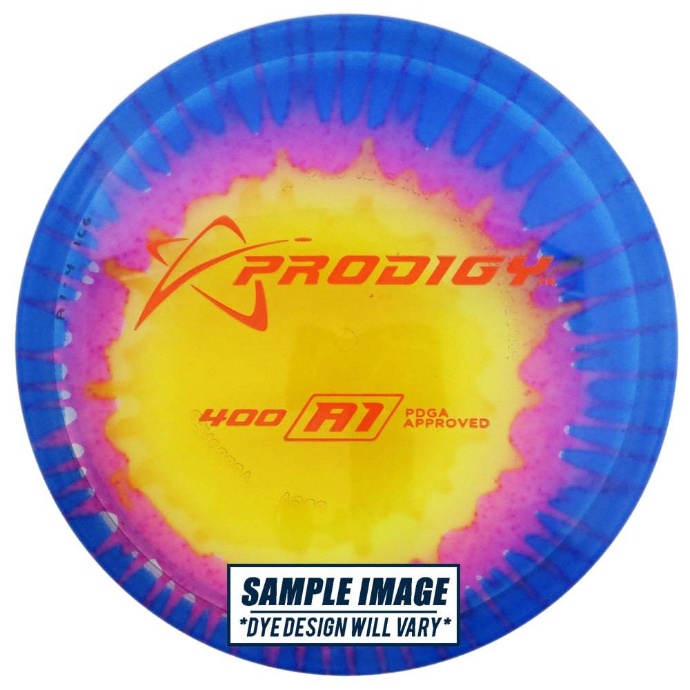 Prodigy Disc Golf Disc Prodigy Tie-Dye 400 Series A1 Approach Midrange Golf Disc