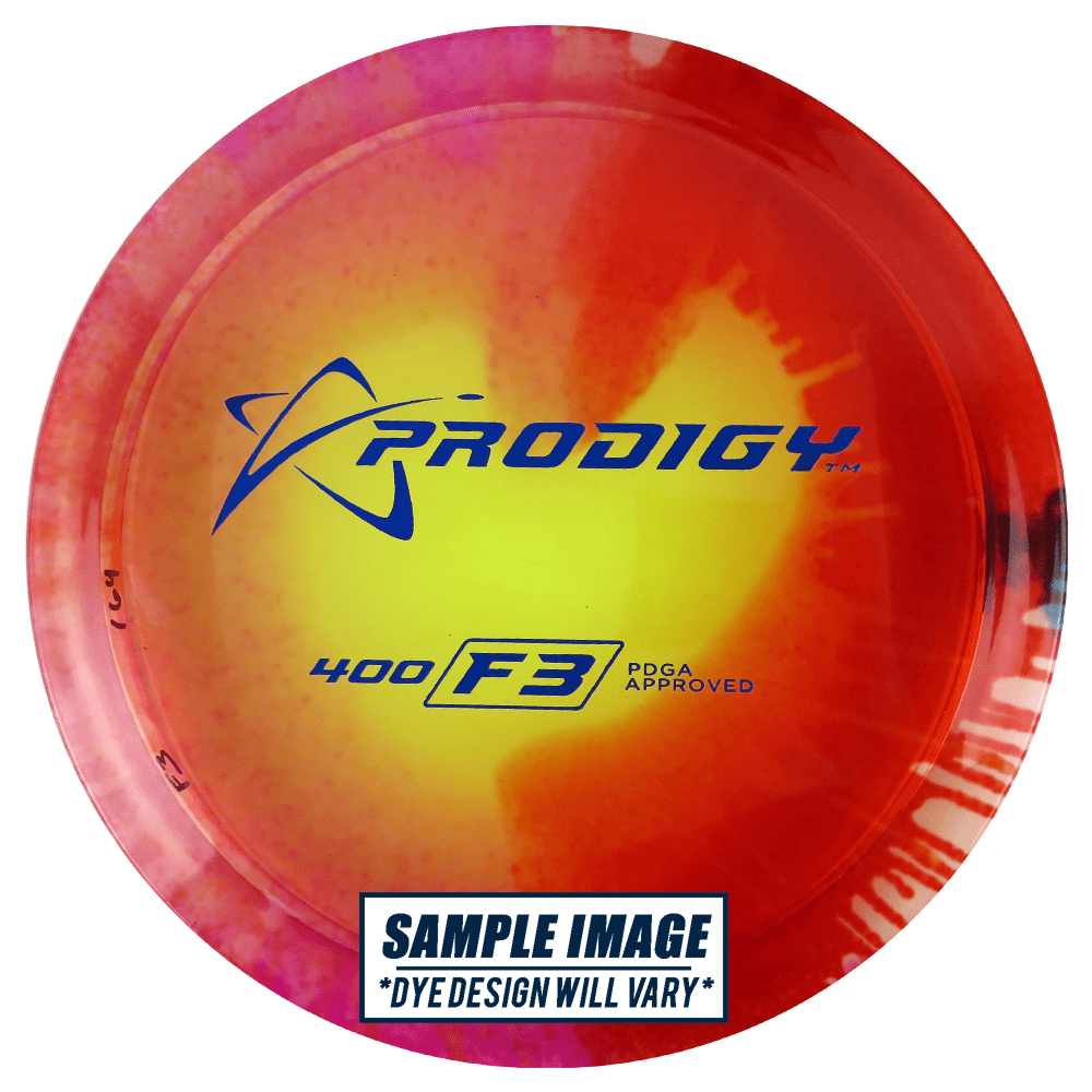 Prodigy Disc Golf Disc Prodigy Tie-Dye 400 Series F3 Fairway Driver Golf Disc