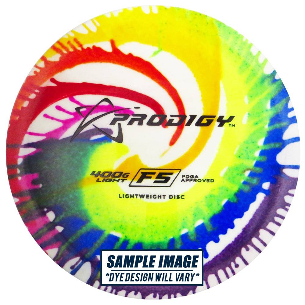 Prodigy Disc Golf Disc Prodigy Tie-Dye 400G Series F5 Fairway Driver Golf Disc