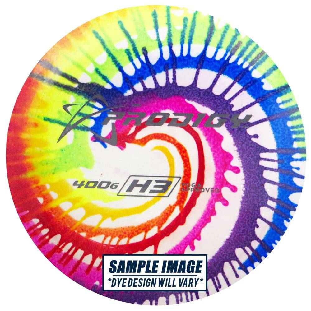 Prodigy Disc Golf Disc Prodigy Tie-Dye 400G Series H3 Hybrid Fairway Driver Golf Disc