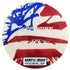 Prodigy Disc Golf Disc Prodigy Tie-Dye 400G Series H4 Hybrid Fairway Driver Golf Disc