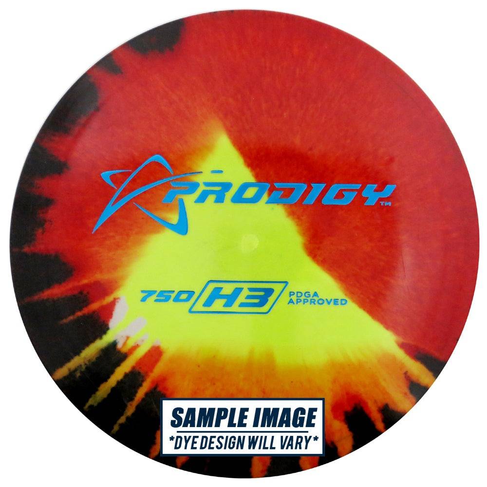 Prodigy Disc Golf Disc Prodigy Tie-Dye 750 Series H3 Hybrid Fairway Driver Golf Disc