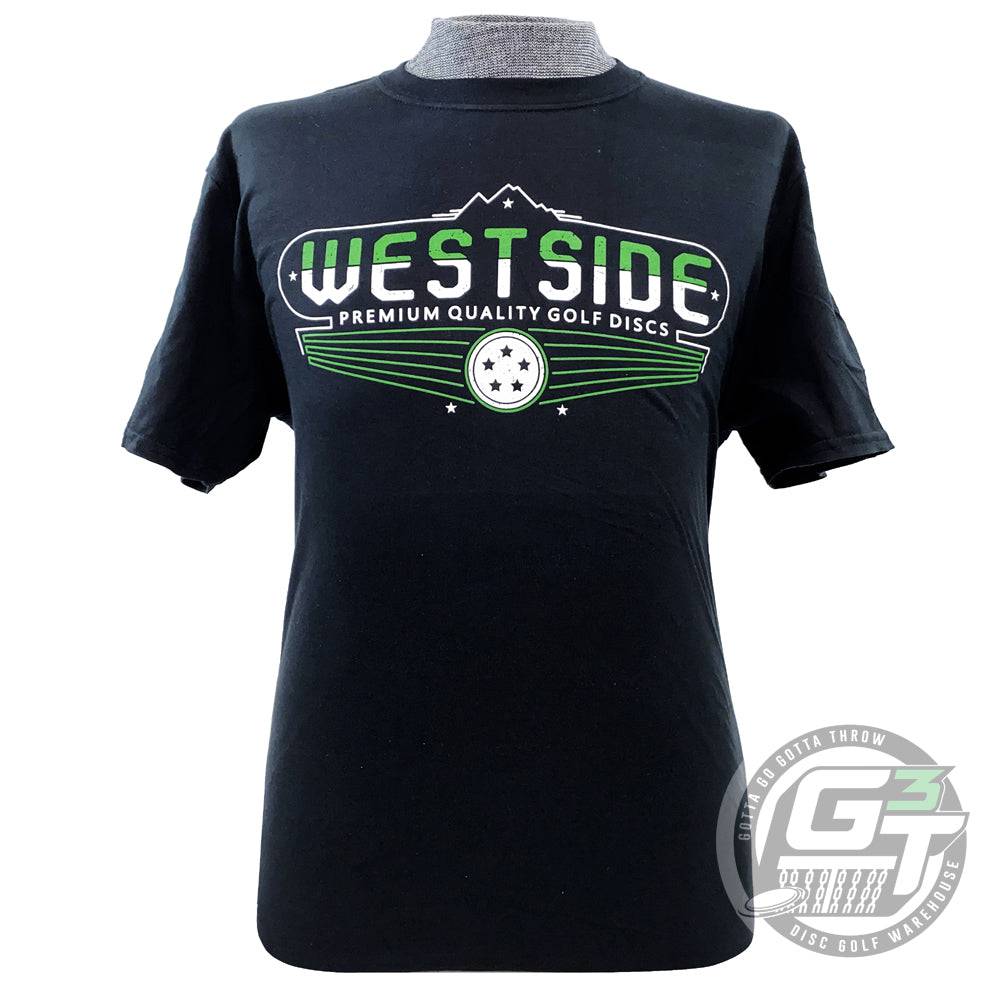 Westside Discs Apparel M / Black Westside Discs Terrain Short Sleeve Disc Golf T-Shirt