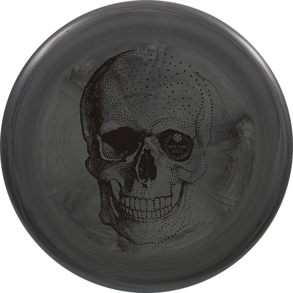 Westside Discs Golf Disc Westside Limited Edition Happy Skull BT Medium Shield Putter Golf Disc