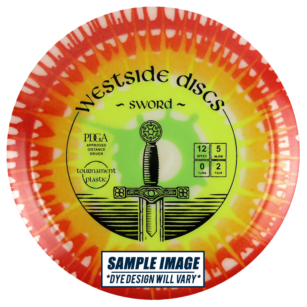 Westside Discs Golf Disc Westside MyDye Tournament Sword Distance Driver Golf Disc