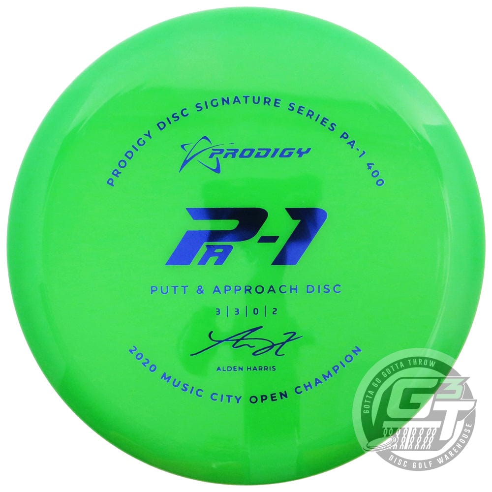 Prodigy Limited Edition 2022 Signature Series Alden Harris 400 Series PA1 Putter Golf Disc