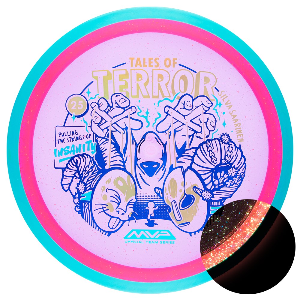 Axiom Limited Edition 2025 Team Series Halloween Edition Silva Saarinen Particle Glow Proton Insanity Distance Driver Golf Disc