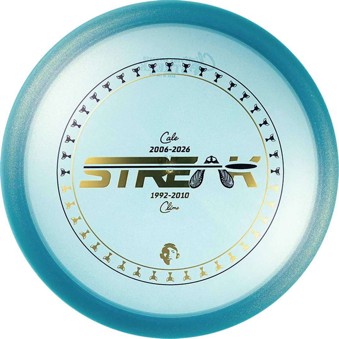 Climo Limited Edition Ken Climo & Cale Leiviska Shimmer Victory Line Streak Fairway Driver Golf Disc