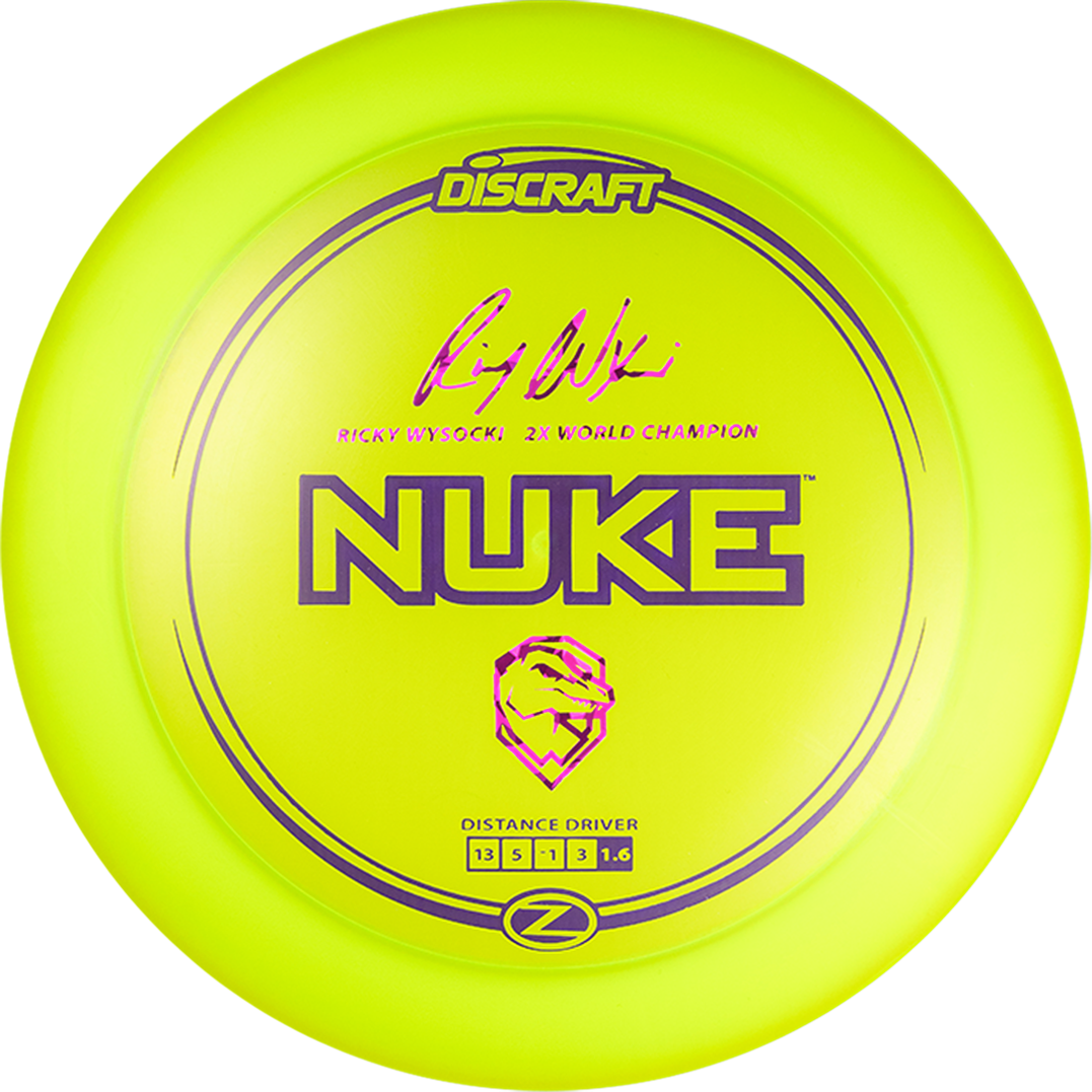 Discraft Elite Z Nuke [Ricky Wysocki 2X] Distance Driver Golf Disc