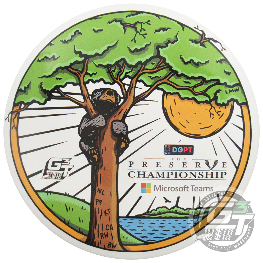 Discraft Limited Edition 2024 Preserve Championship SuperColor ESP Buzzz Midrange Golf Disc - Gotta Go Gotta Throw