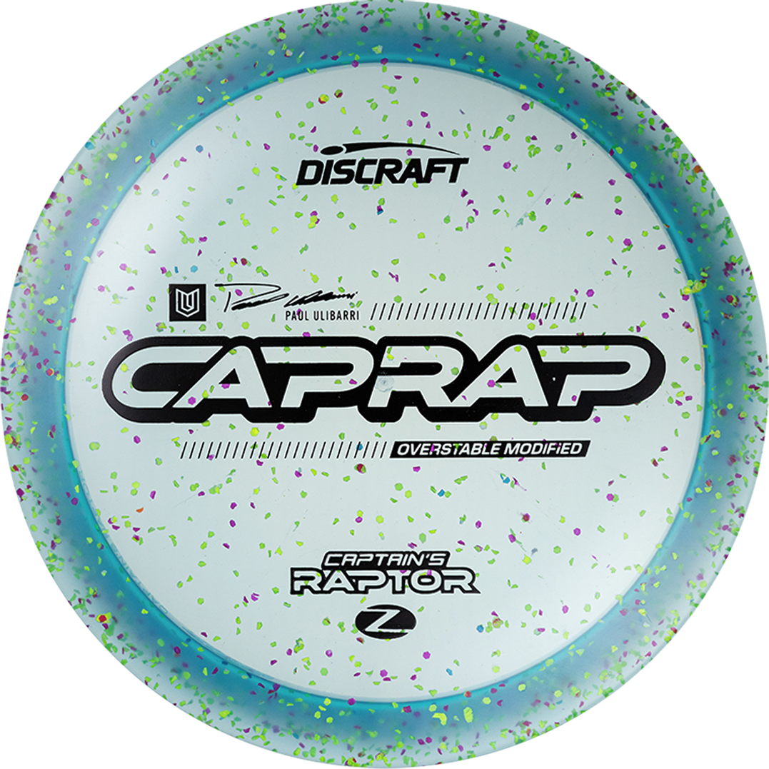 Discraft Limited Edition 2026 Paul Ulibarri Confetti Elite Z Captain's Raptor Fairway Driver Golf Disc