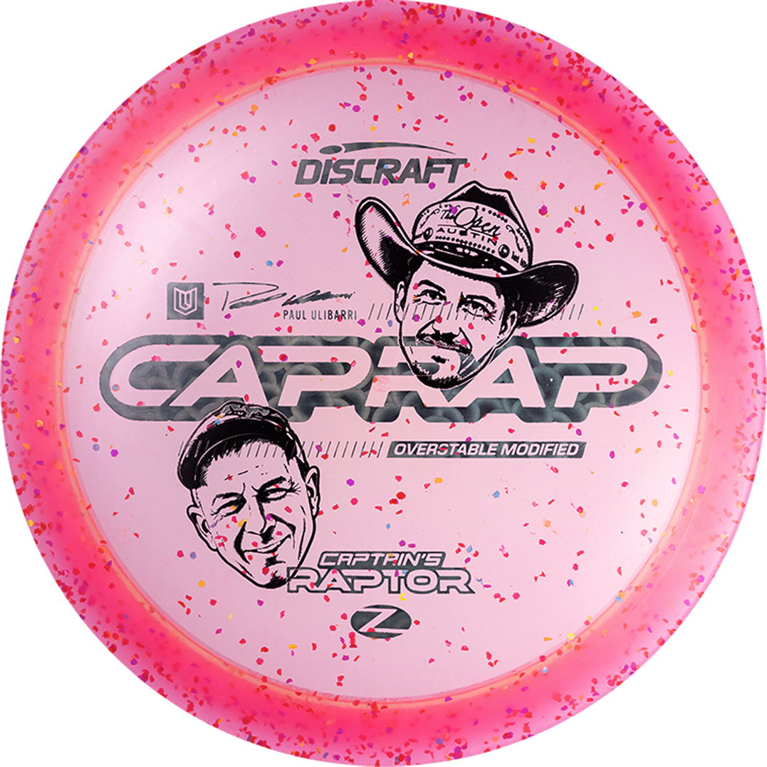 Discraft Limited Edition 2026 Paul Ulibarri x Brad Hammock Collab Confetti Elite Z Captain's Raptor Fairway Driver Golf Disc