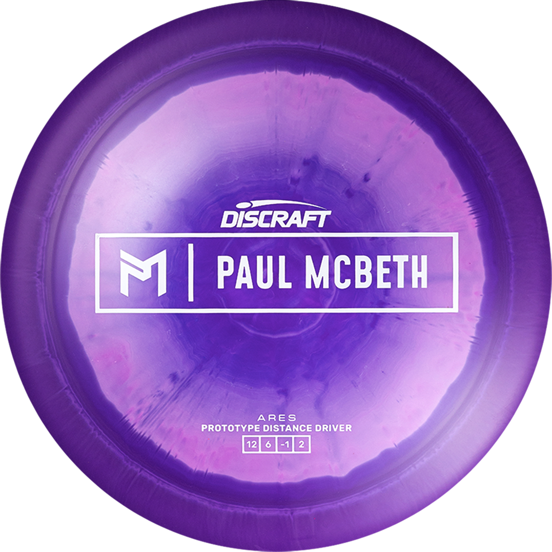 Discraft Limited Edition Prototype Paul McBeth Signature ESP Ares Distance Driver Golf Disc
