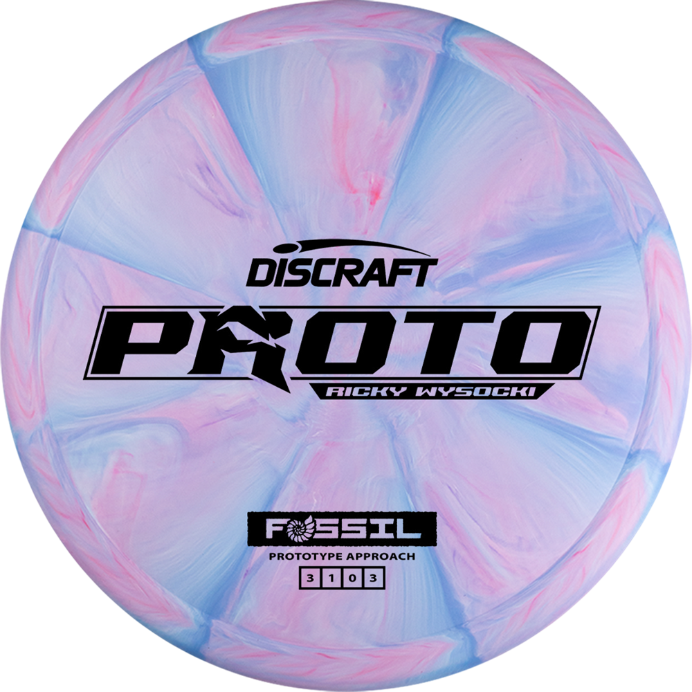 Discraft Limited Edition Prototype Ricky Wysocki Signature Fossil Putter Golf Disc