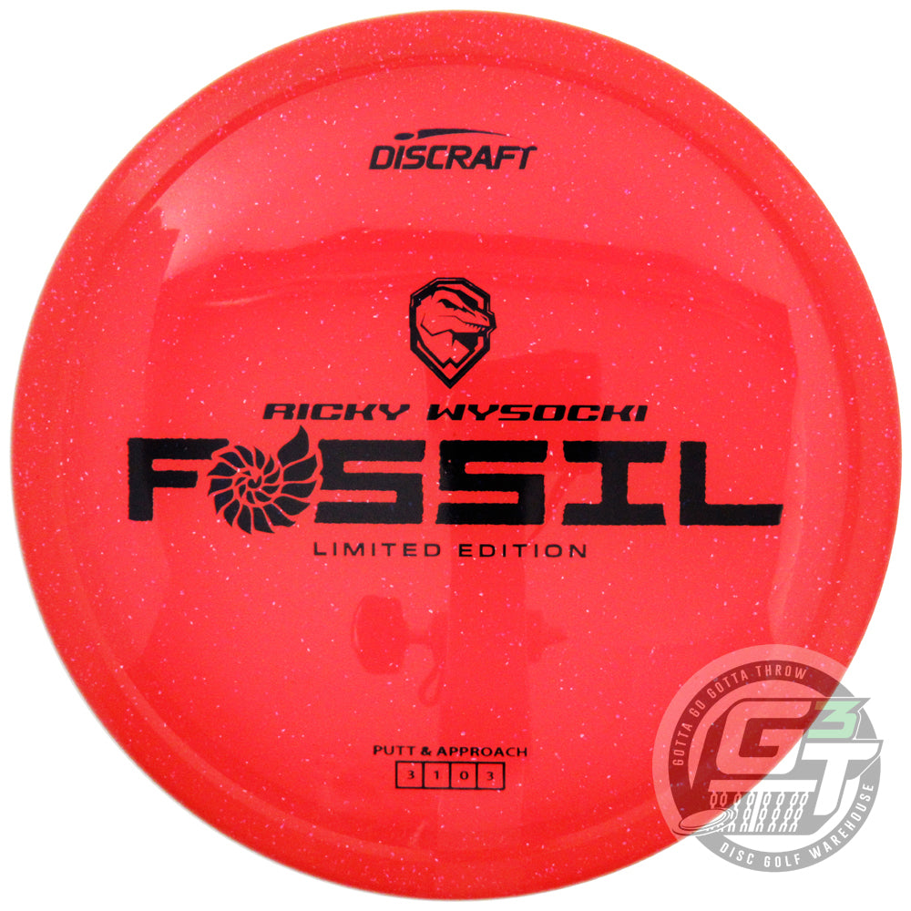 Discraft Limited Edition Ricky Wysocki Sparkle Elite Z Fossil Putter Golf Disc