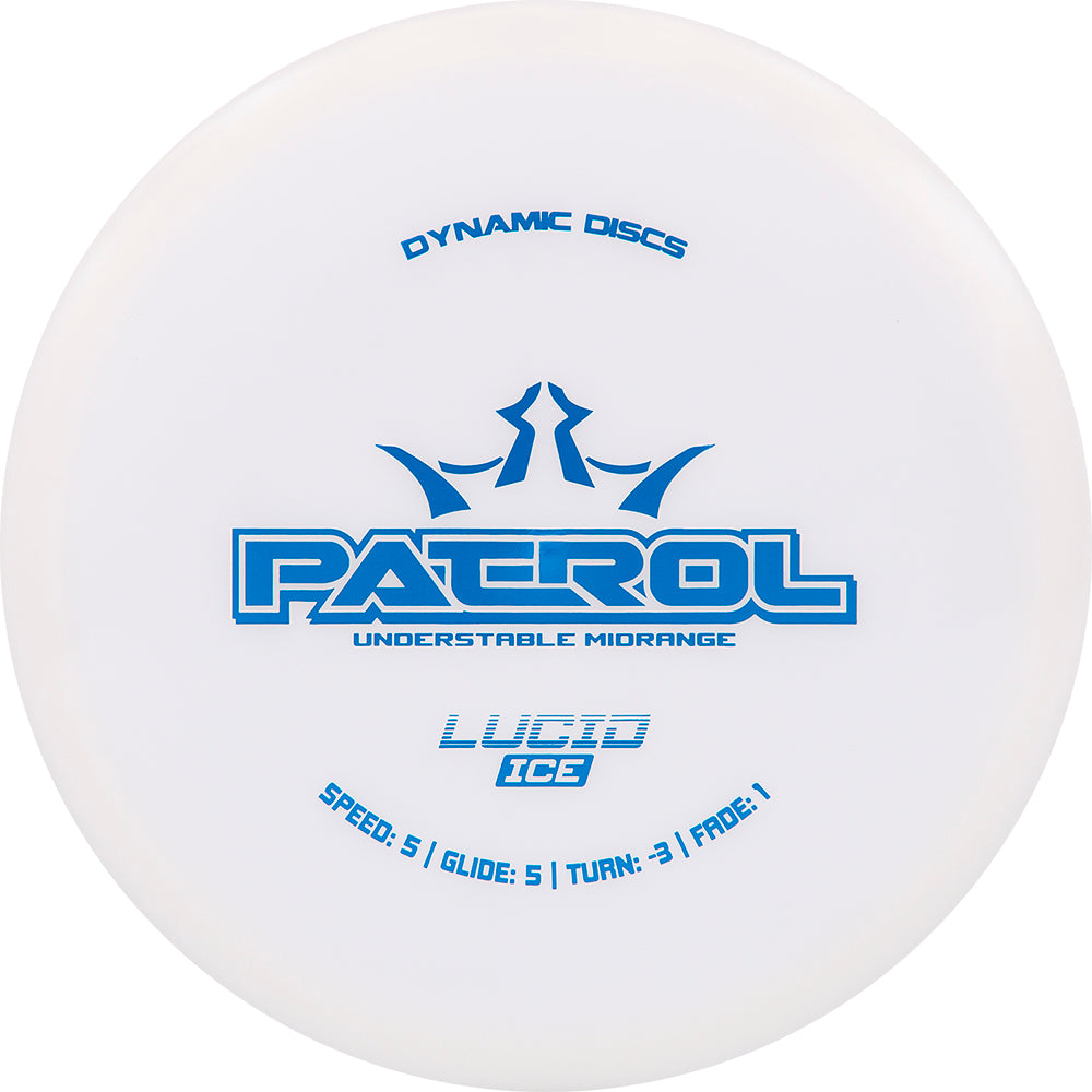 Dynamic Discs Lucid Ice Patrol Midrange Golf Disc