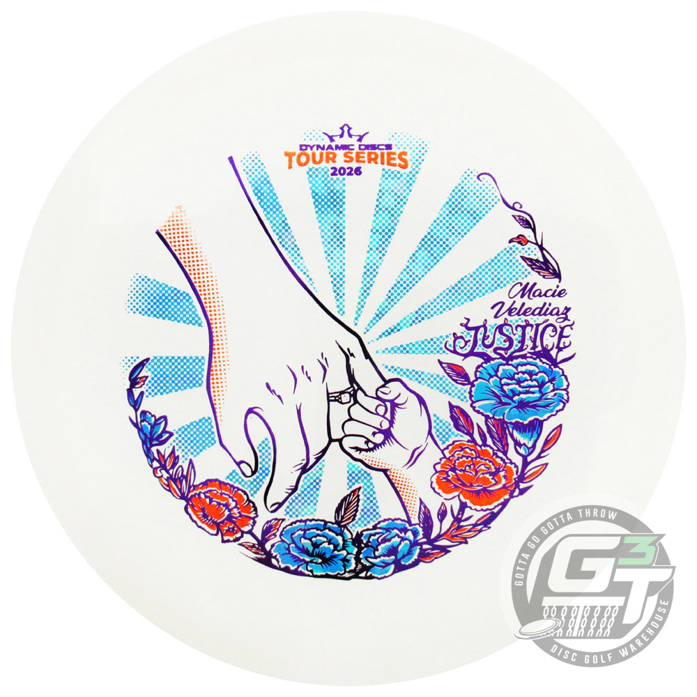 Dynamic Discs Limited Edition 2026 Team Series Macie Velediaz Moonshine Glow Lucid Ice Justice Midrange Golf Disc