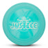Dynamic Discs Limited Edition Bubbled Stamp Moonshine Glow Classic Soft Justice Midrange Golf Disc