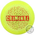 Dynamic Discs Limited Edition Ransom Stamp Lucid Ice Criminal Distance Driver Golf Disc