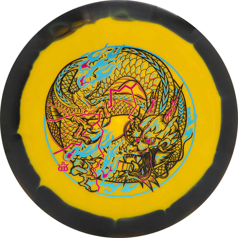 Dynamic Discs Limited Edition Year of the Dragon Triple Stamp Fuzion Orbit Captain Distance Driver Golf Disc