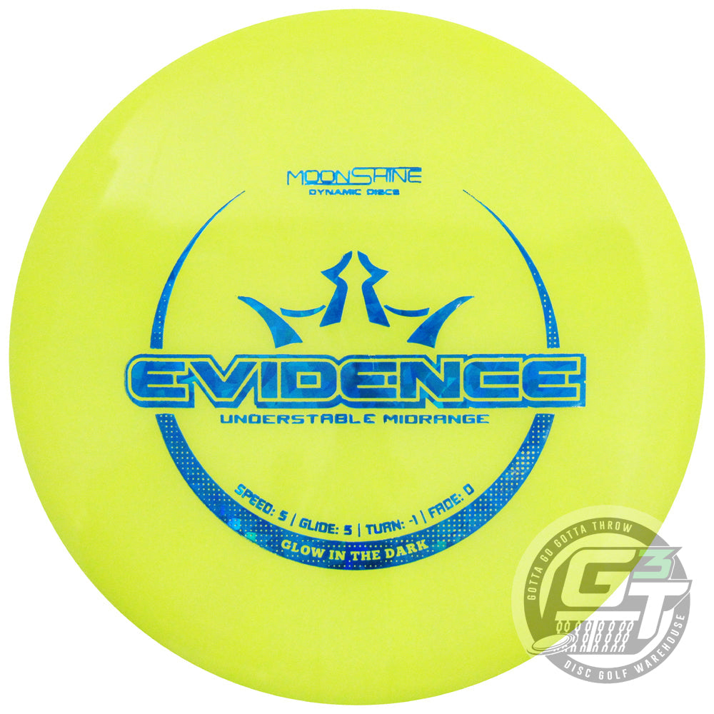 Dynamic Discs Moonshine Glow Lucid Burst Evidence Midrange Golf Disc