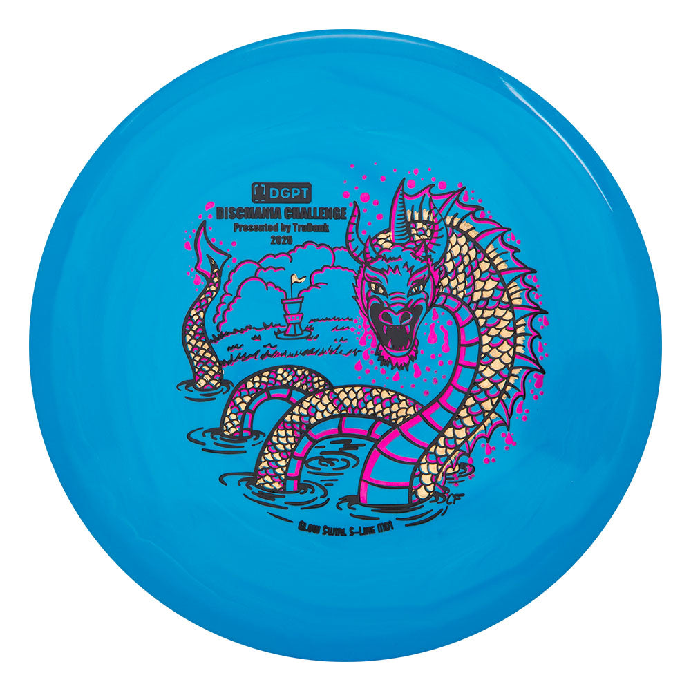 Discmania Limited Edition 2025 Discmania Challenge Glow Swirl S-line MD1 Midrange Golf Disc