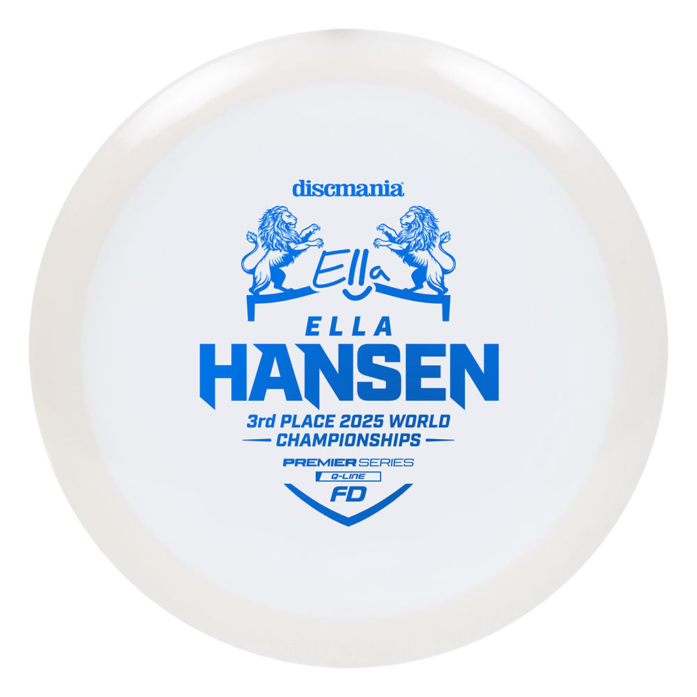 Discmania Limited Edition Premier Series Ella Hansen 2025 World Championships 3rd Place Q-Line FD Fairway Driver Golf Disc