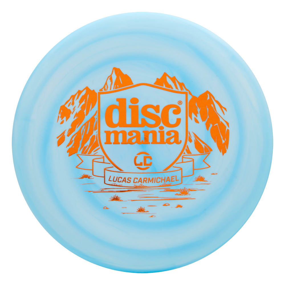 Discmania Limited Edition 2025 Shield Team Series Lucas Carmichael Swirl D-Line Flex 2 P2 Pro Putter Golf Disc