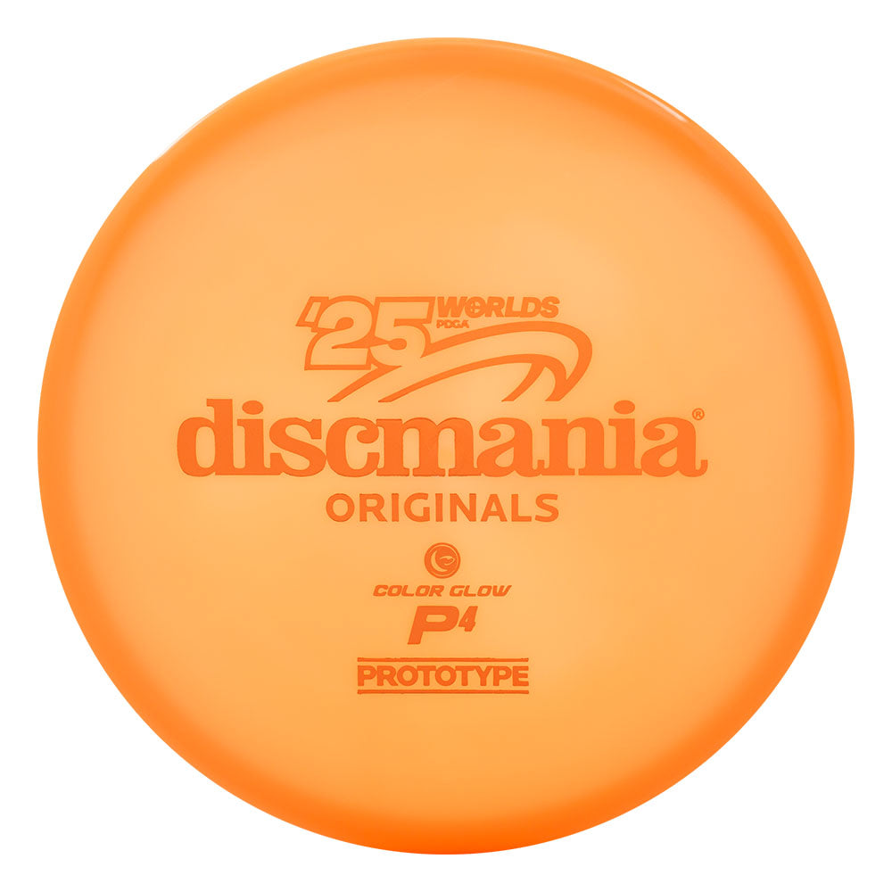 Discmania Limited Edition 2025 PDGA World Championships Prototype Color Glow C-Line P4 Putt & Approach Putter Golf Disc