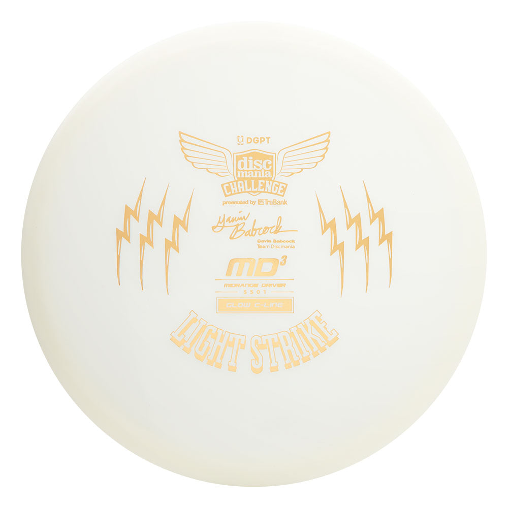 Discmania Limited Edition 2026 Discmania Challenge Signature Gavin Babcock Light Strike Glow C-Line MD3 Midrange Golf Disc