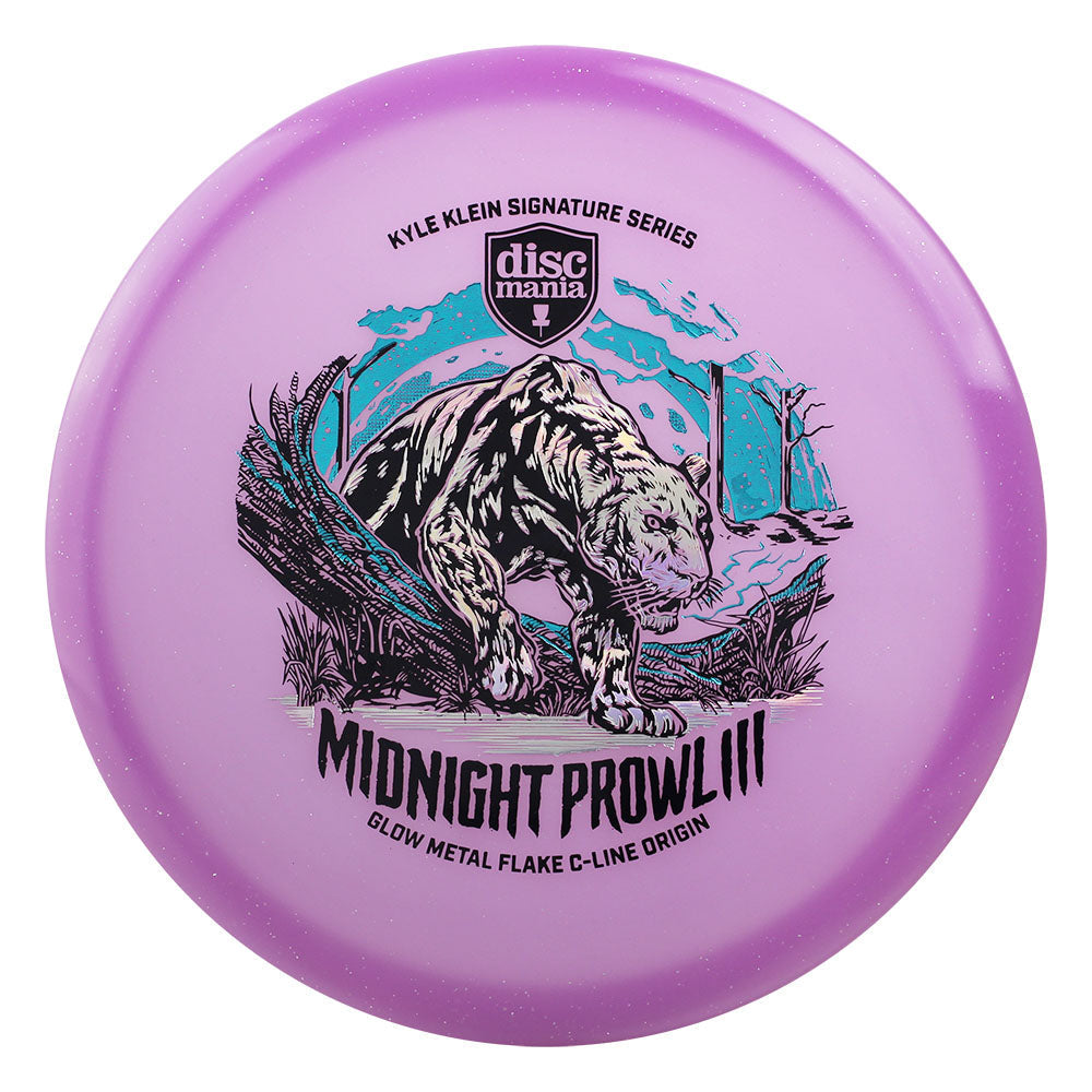 Discmania Limited Edition 2026 Signature Kyle Klein Midnight Prowl III Glow Metal Flake C-Line Origin Midrange Golf Disc