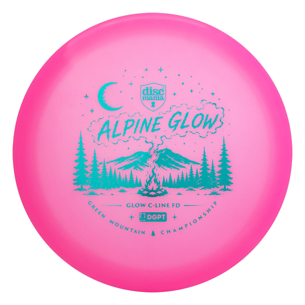 Discmania Limited Edition 2026 Green Mountain Championship Fundraiser Glow C-Line FD Fairway Driver Golf Disc
