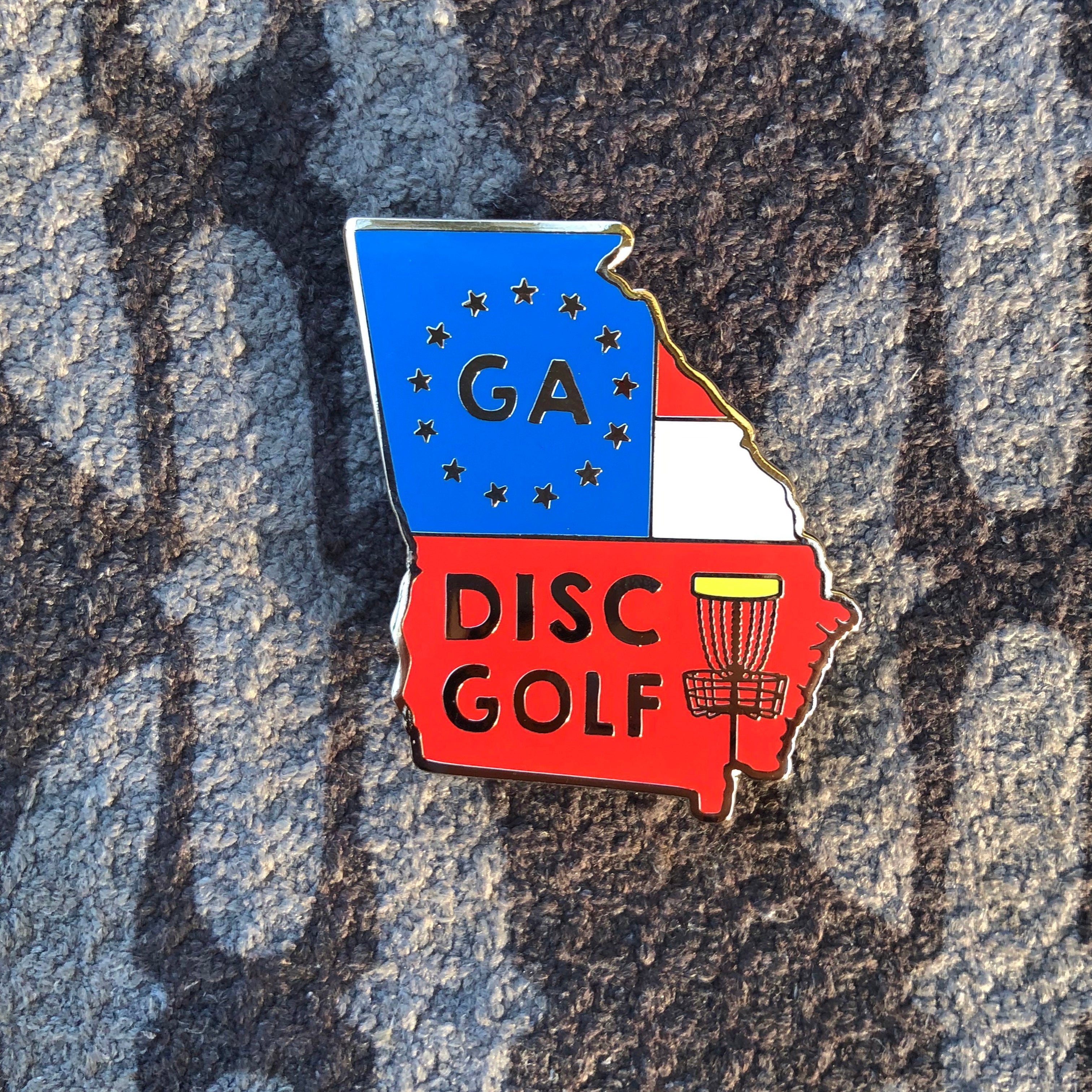 Georgia Disc Golf Pin - Gotta Go Gotta Throw