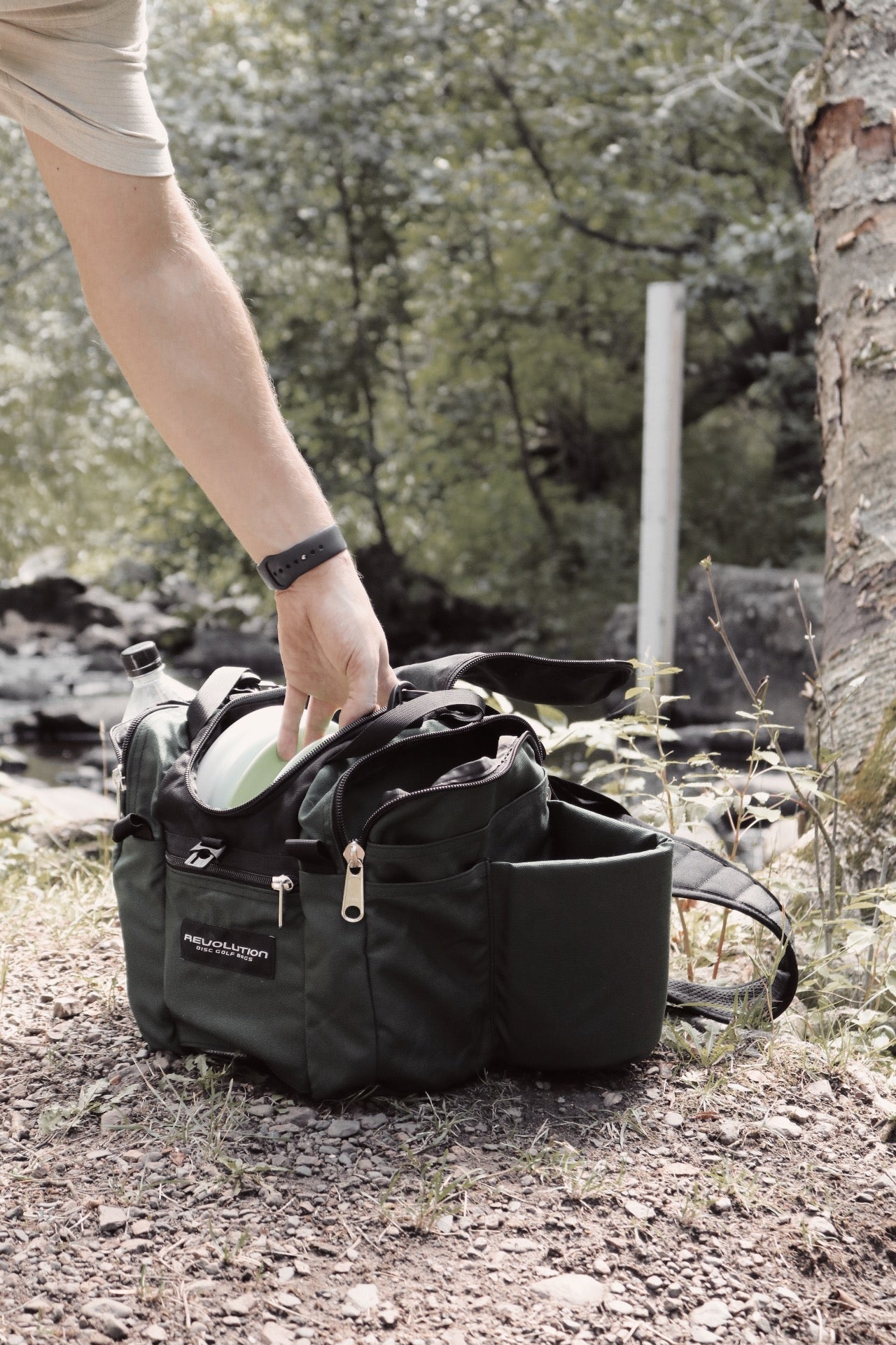 Revolution Mini Deluxe V3 Disc Golf Bag - Forest