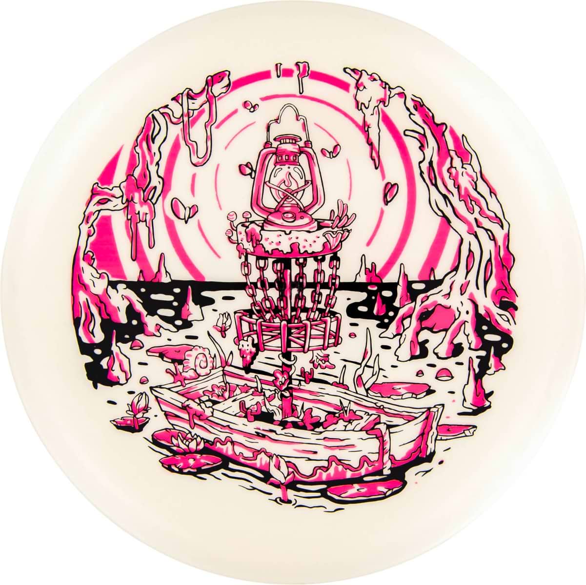 Innova Limited Edition Secret Cave Stamp Proto Glow DX Aviar Putter Golf Disc