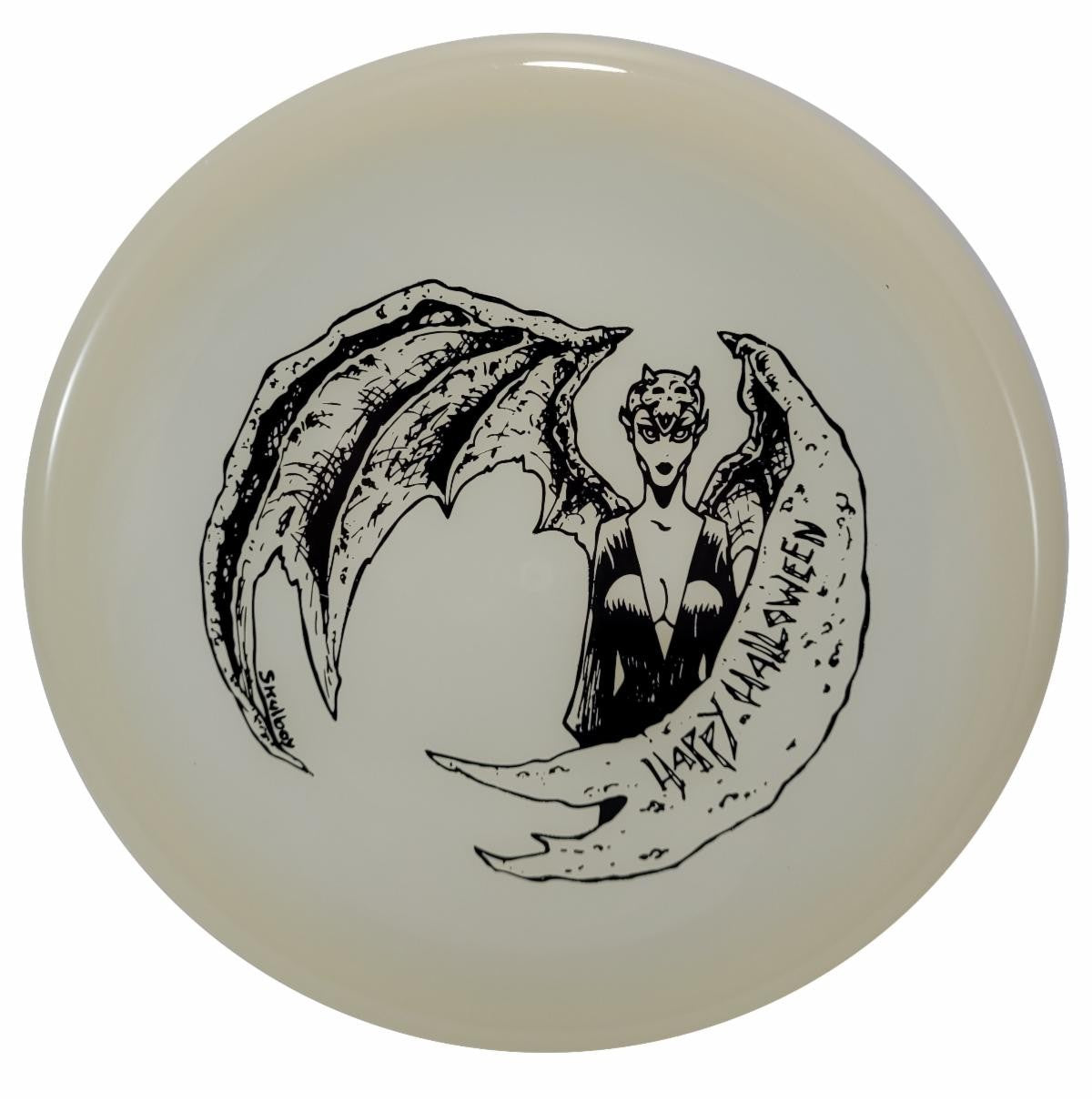 Kastaplast Limited Edition 2025 Halloween Witch Stamp Glow K1 Berg Putter Golf Disc