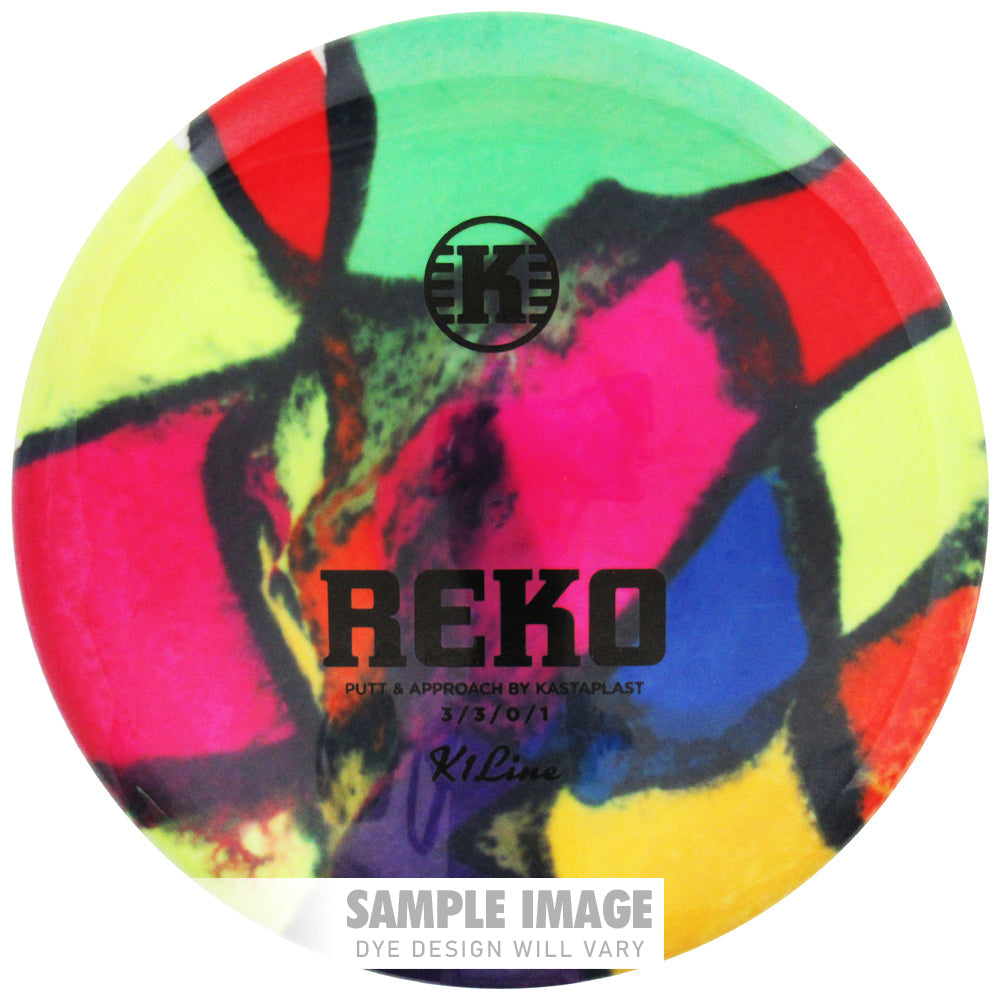 Kastaplast K1 Tie-Dye Reko Putter Golf Disc