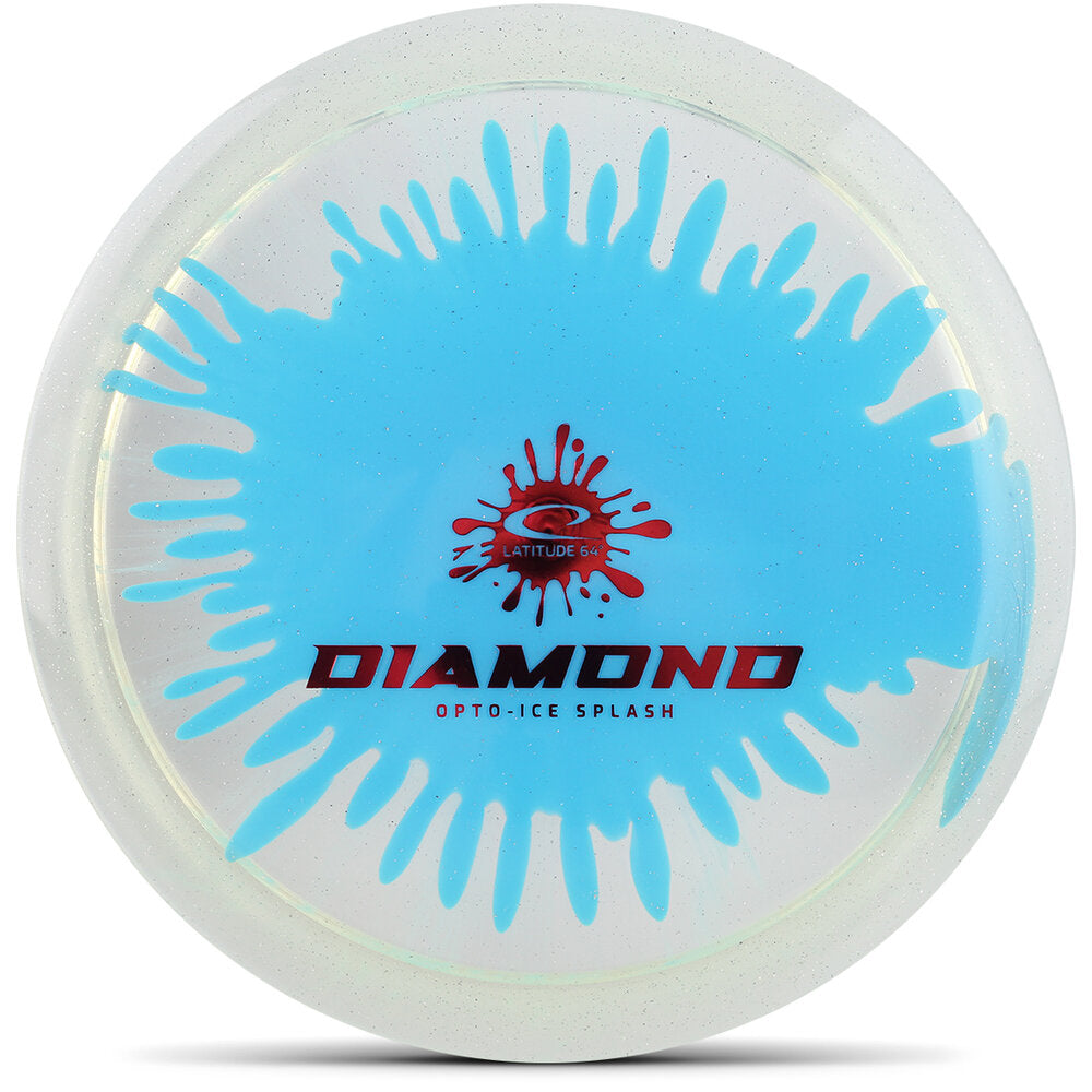 Latitude 64 Opto Ice Sparkle Splash Diamond Fairway Driver Golf Disc