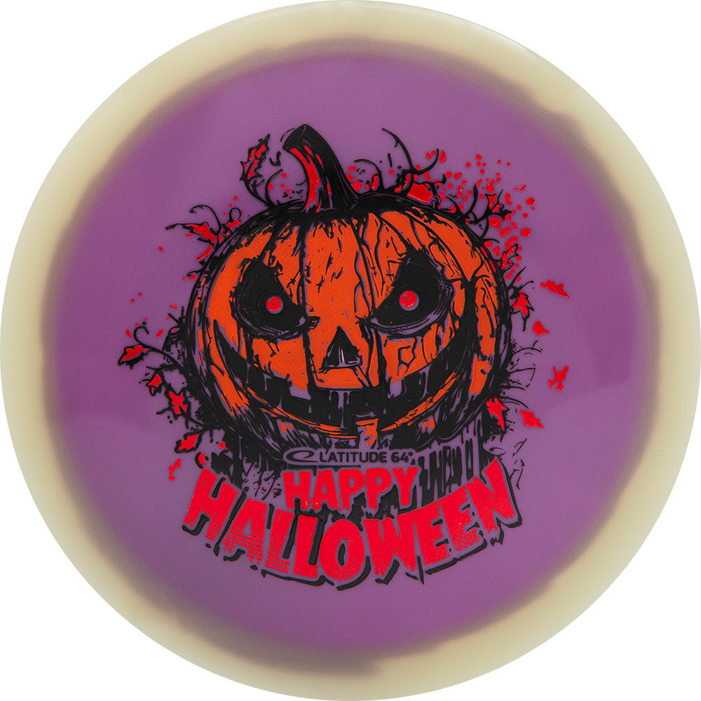 Latitude 64 Limited Edition 2024 Halloween Moonshine Glow Opto Orbit Saint Pro Fairway Driver Golf Disc