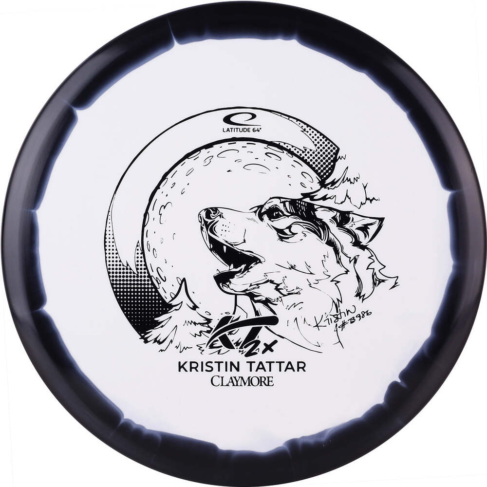 Latitude 64 Limited Edition 2024 Team Series Kristin Tattar Gold Orbit Claymore Midrange Golf Disc