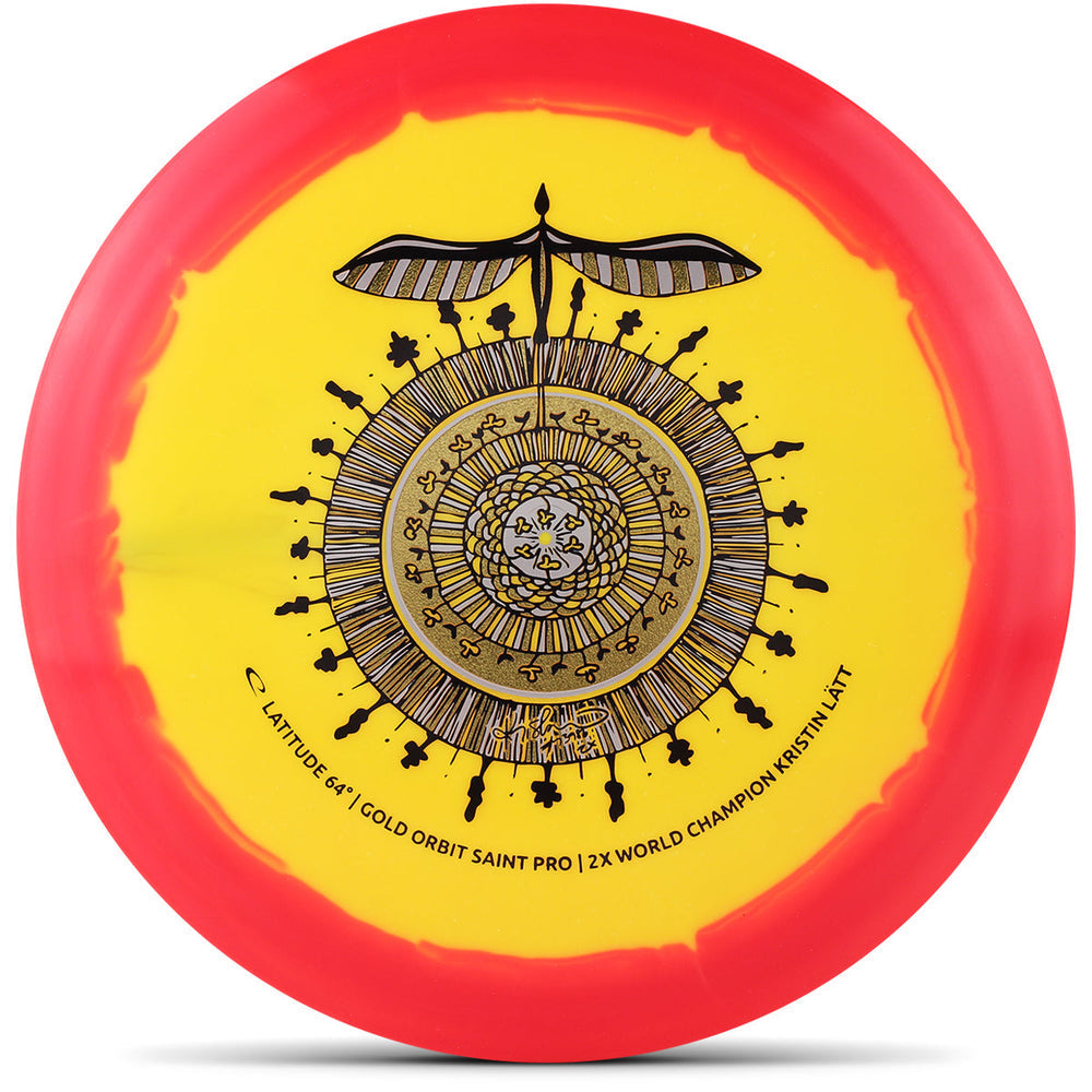 Latitude 64 Limited Edition 2026 Team Series Kristin Latt Gold Orbit Saint Pro Fairway Driver Golf Disc
