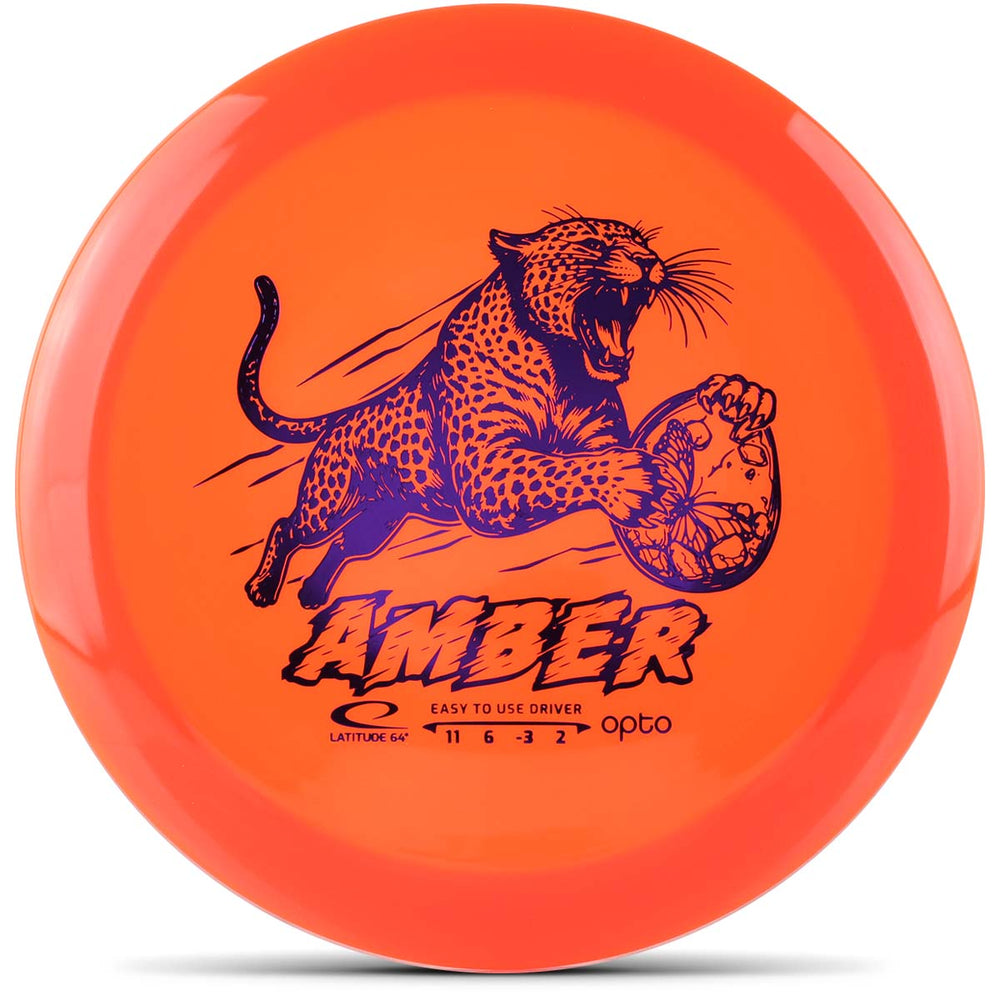 Latitude 64 Opto Line Amber Distance Driver Golf Disc
