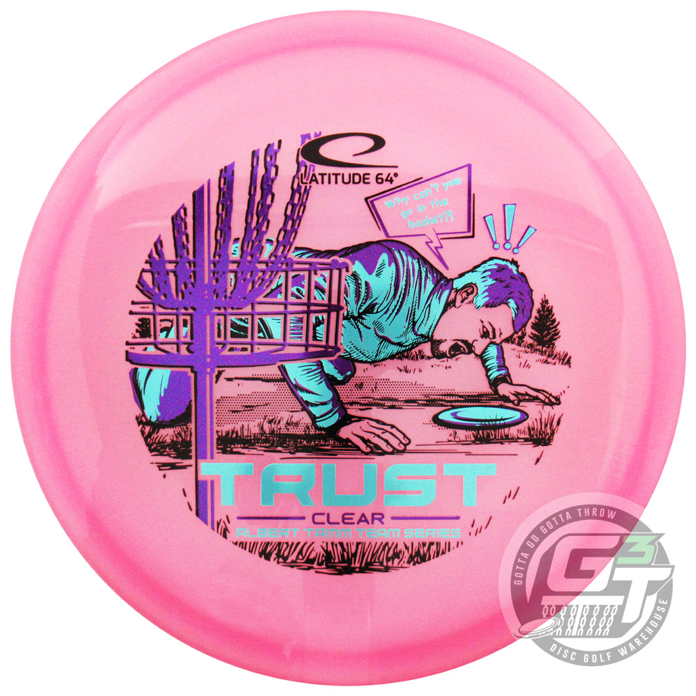 Latitude 64 Limited Edition 2026 Team Series Albert Tamm Royal Clear Trust Midrange Golf Disc