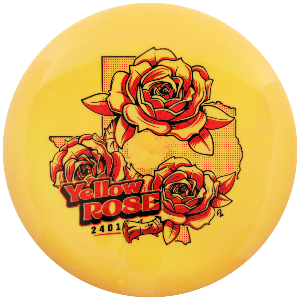 Lone Star Artist Series Bravo Yellow Rose Putter Golf Disc