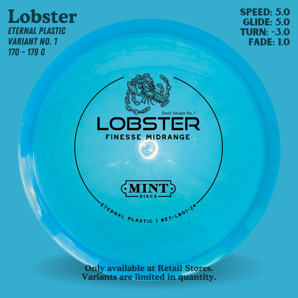 Mint Discs Limited Edition Stock Variant No. 1 Stamp Eternal Lobster Midrange Golf Disc