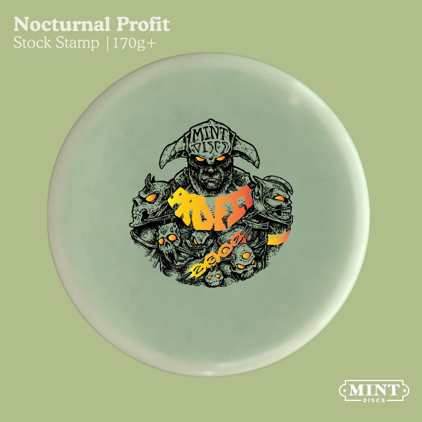 Mint Discs Glow Nocturnal Profit Putter Golf Disc