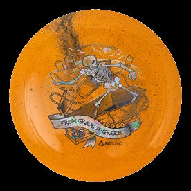 Prodigy Limited Edition 2024 Halloween Grave to Green Stamp ReBlend D3 Distance Driver Golf Disc