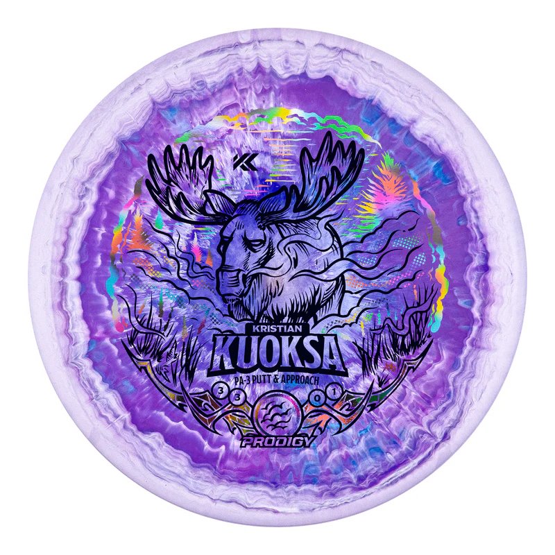 Prodigy Limited Edition 2025 Signature Series Kristian Kuoksa 400 Spectrum PA3 Putter Golf Disc