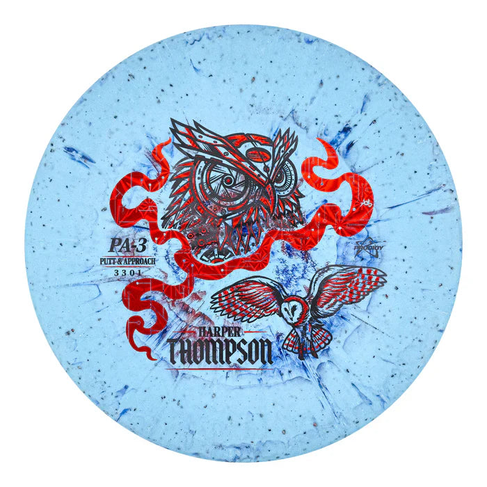 Prodigy Limited Edition 2026 Signature Series Harper Thompson 300 Fractal PA3 Putter Golf Disc