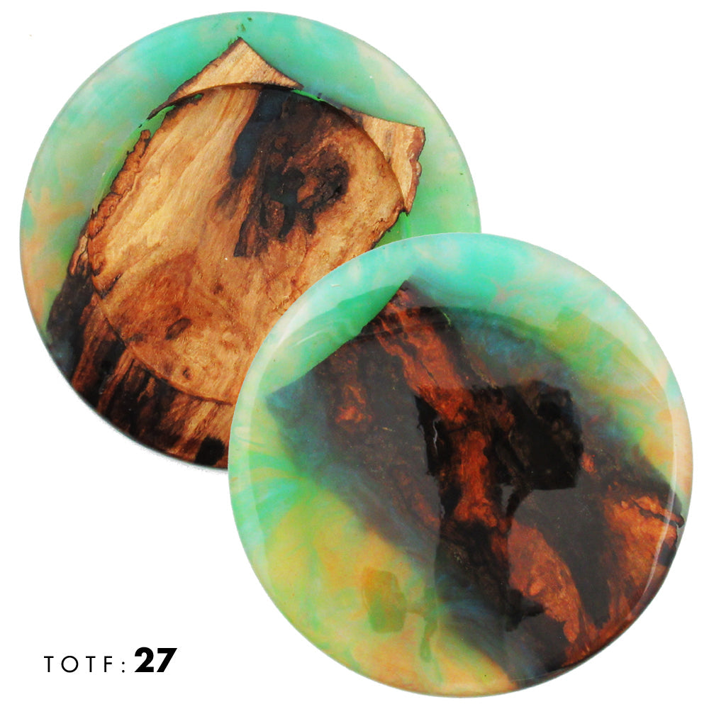 Treasures of the Forest Wood & Resin Mini Marker Disc